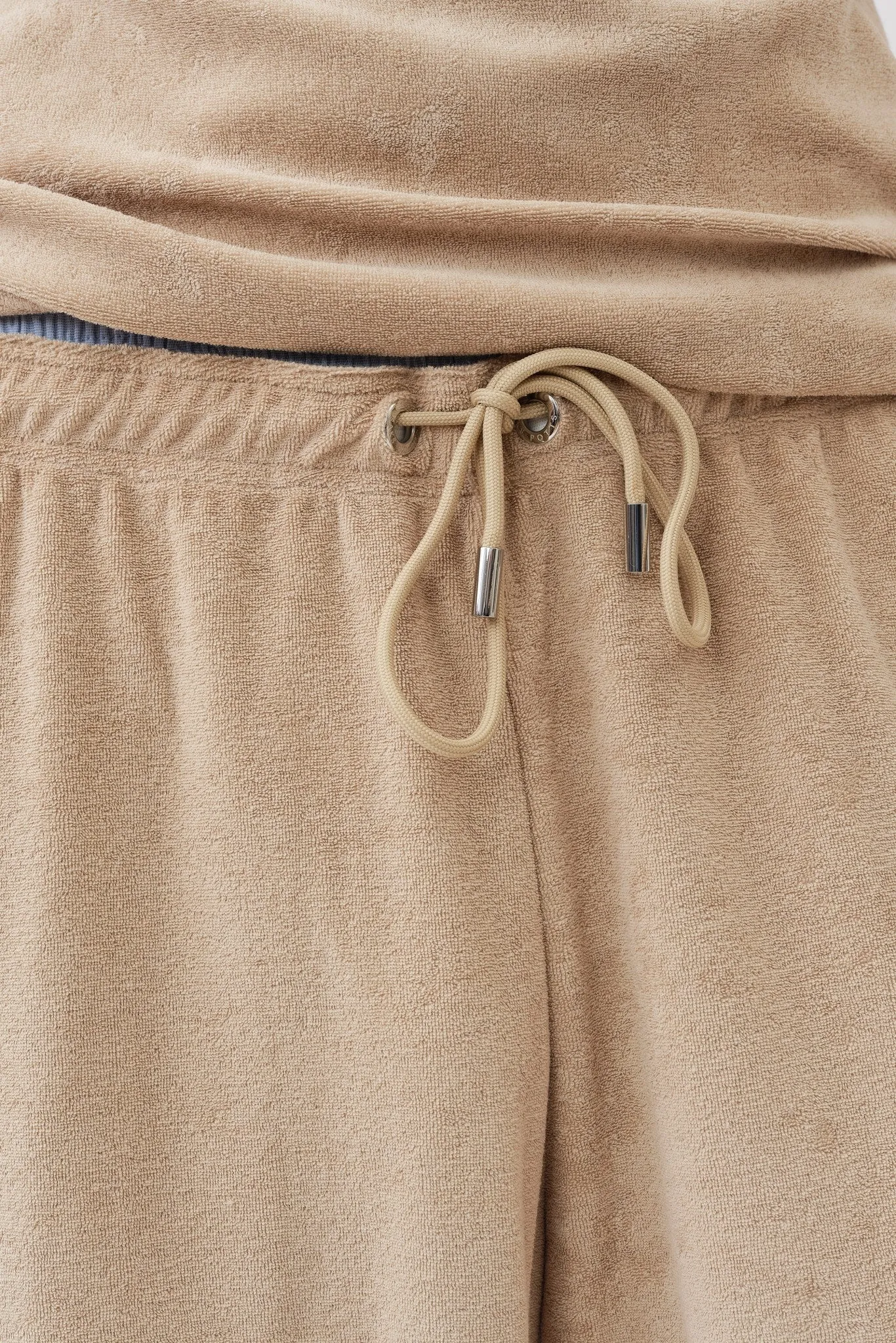 Terrycloth Pants — Biscuit