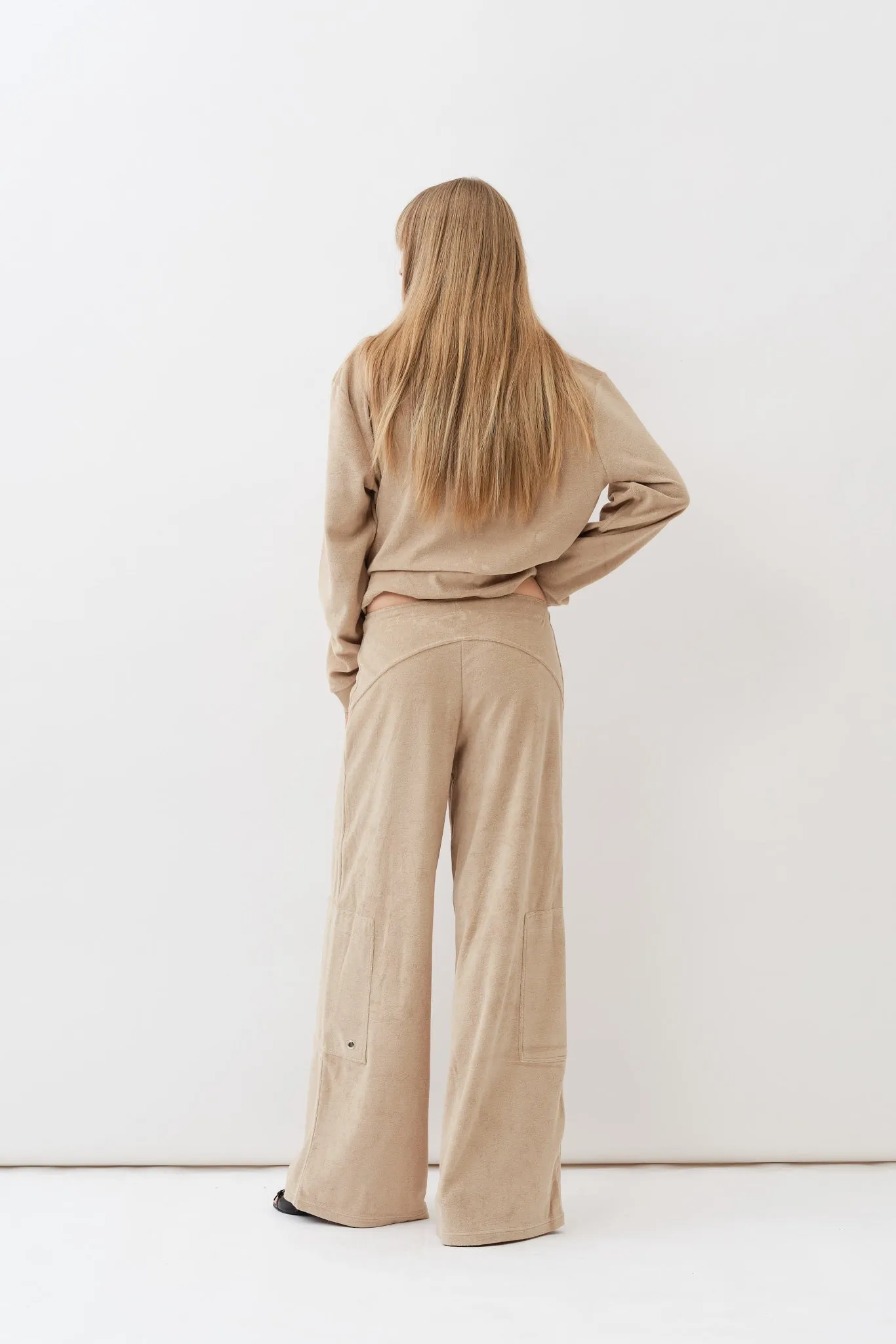 Terrycloth Pants — Biscuit