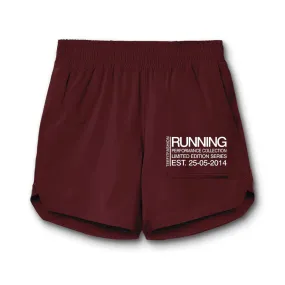 Tf-Maroon Running Utility Shorts