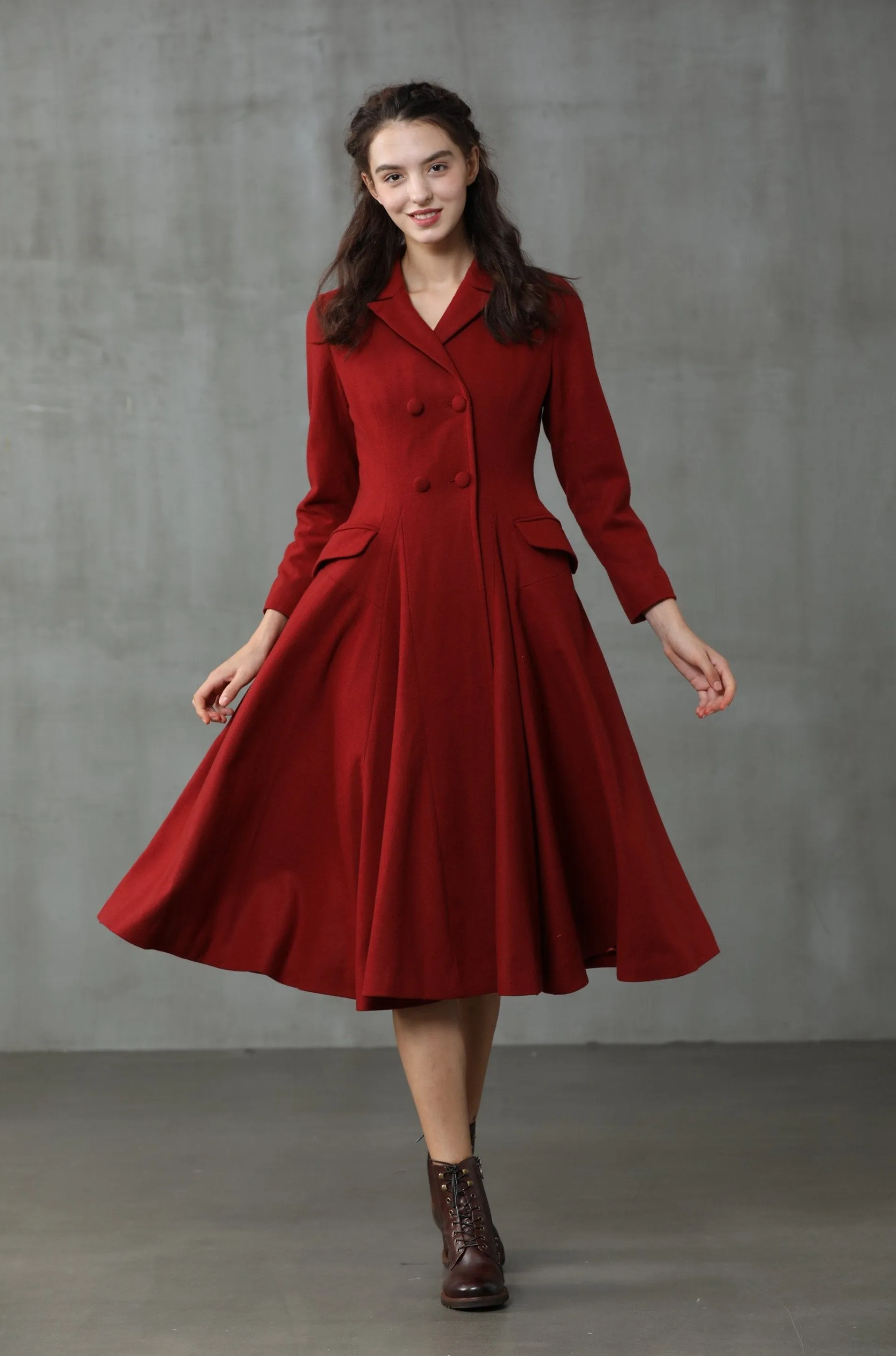 The Roman Holiday 17 | 100% wool classic coat