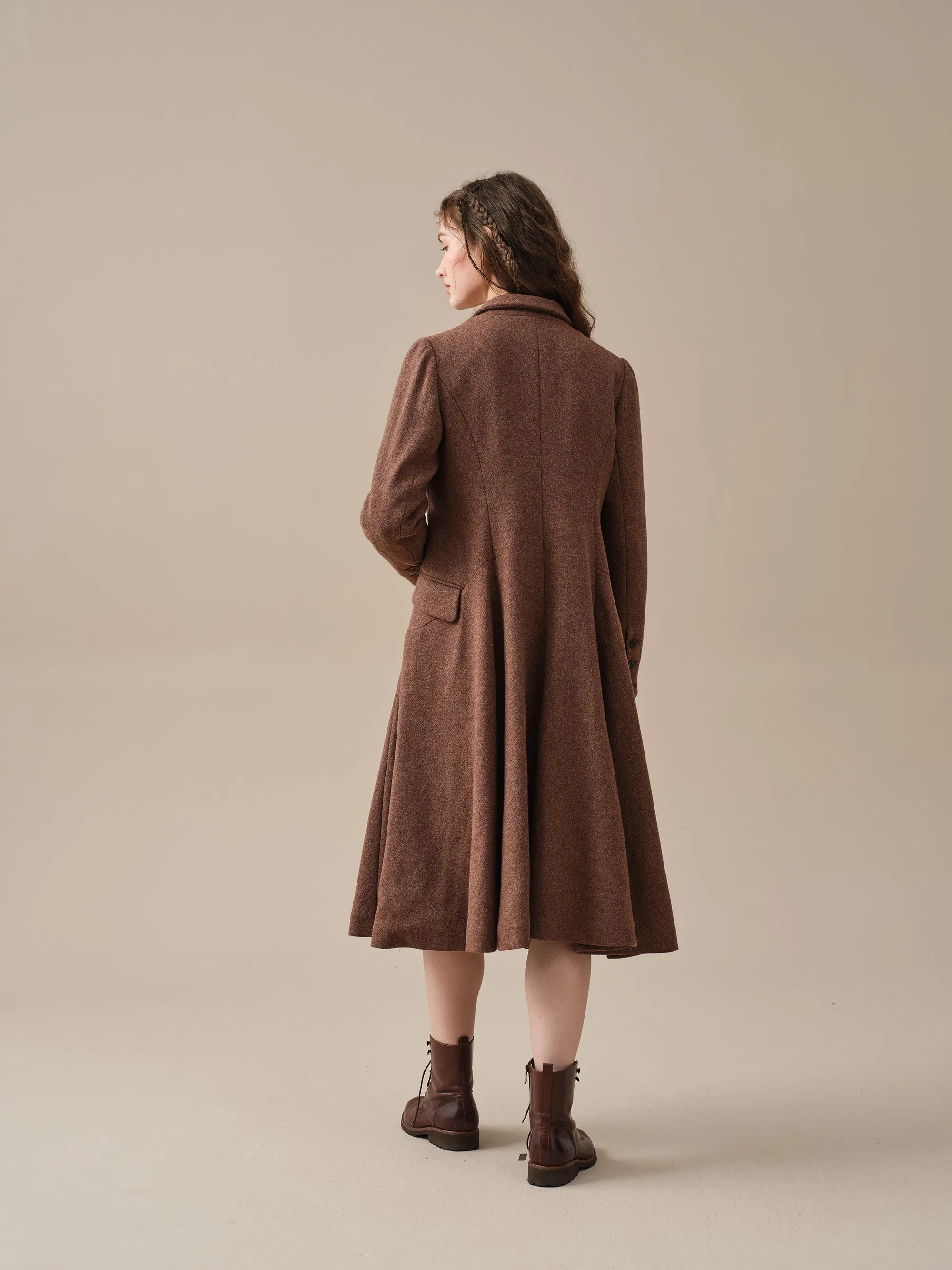 The Roman Holiday 17 | 100% wool classic coat