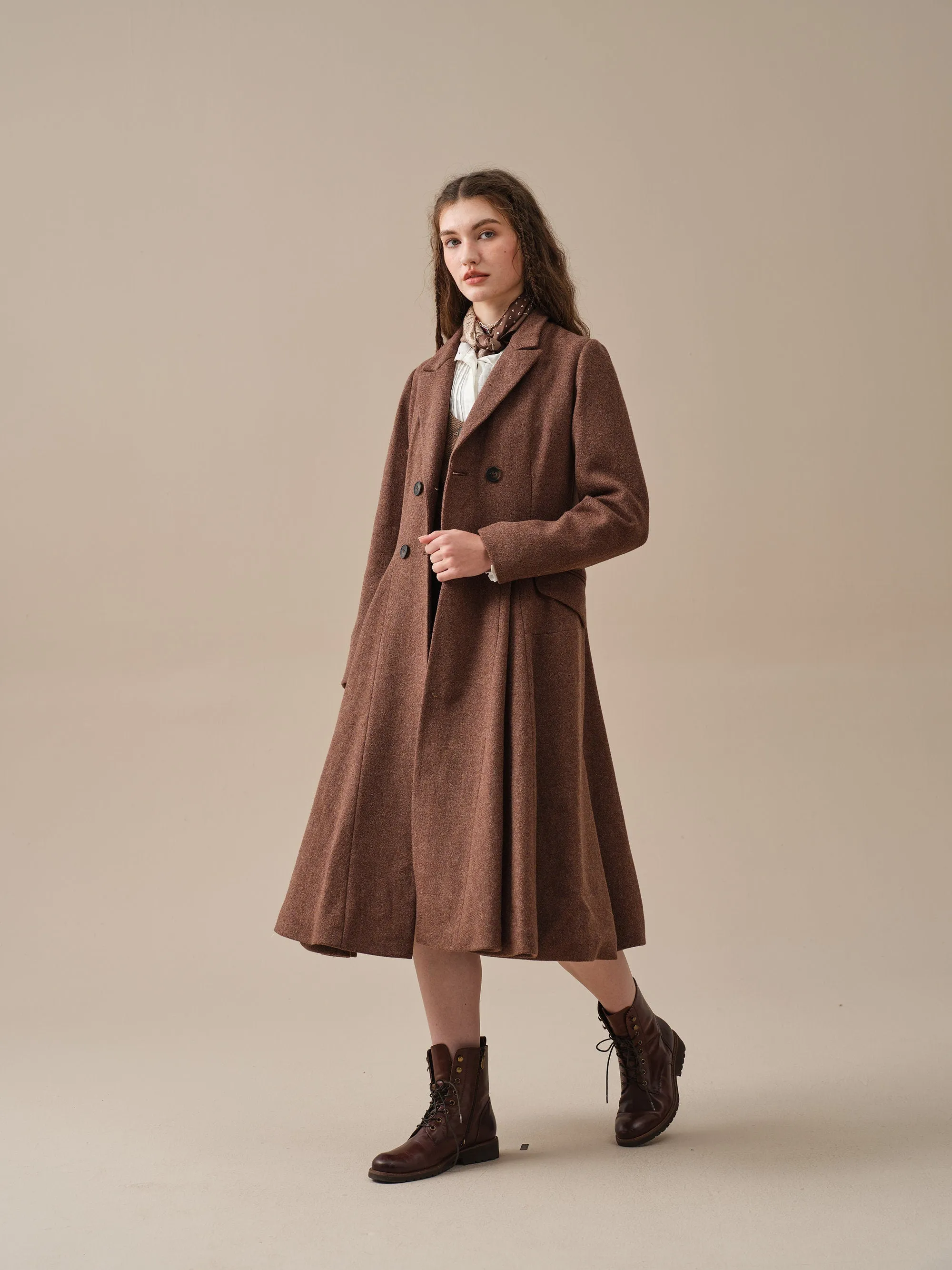 The Roman Holiday 17 | 100% wool classic coat