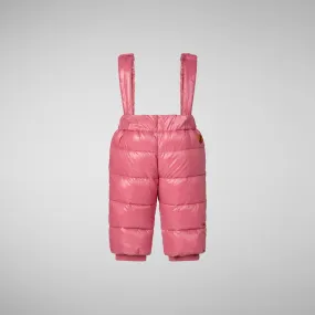 Unisex kids' baby overalls Ulmi in bloom pink