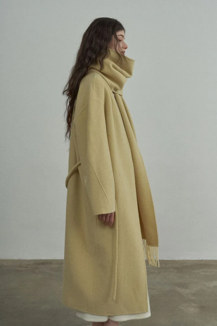 Wool double-sided woolen silhouette coat | 4 color