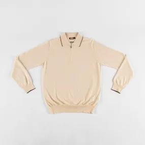 Zipped Polo Shirt, Long Sleeves